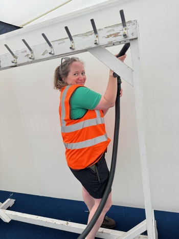 Harriett Using A Hoover (1)