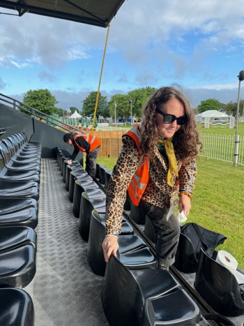 Staff Cleaning Seats