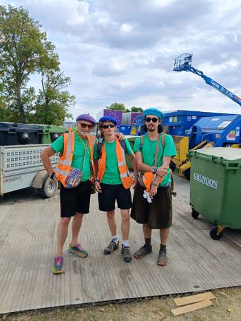 Crew Posing For Picture