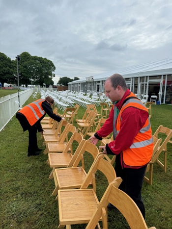 Lining Up Chairs