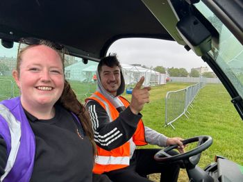 Sammi And Ian In Buggy