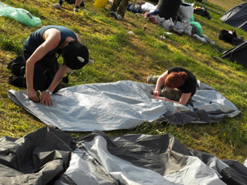 Glastonbury Festival 2010 Set A Mark Hatchard 0054 You Will Clean Then You Will Pack Then You Will Carry