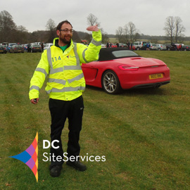 DC Site Services Traffic Management Staff Working at Major Series events