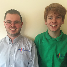 Ed Hawker and Julian Arnold joining the DC Site Services team