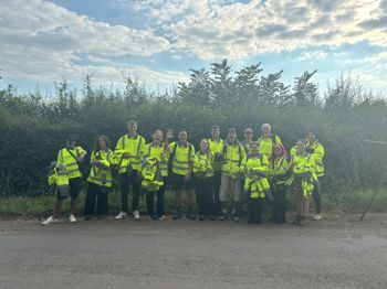 Group Photo On Road