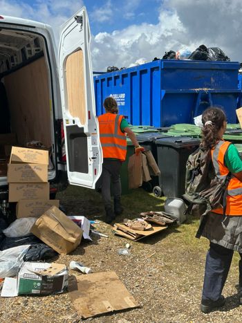 Crew With Bins