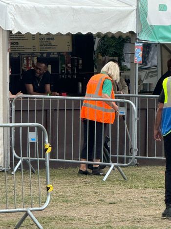 Crew Member Litter Picking