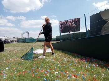 Raking Confetti