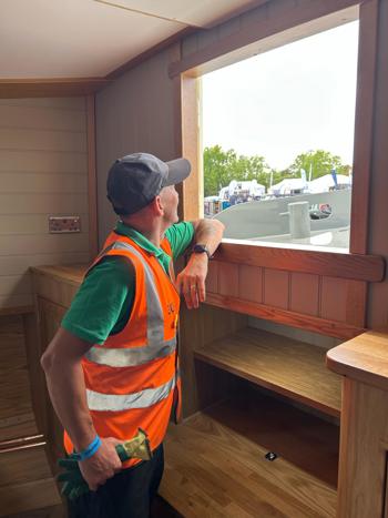 John Looking Out Window