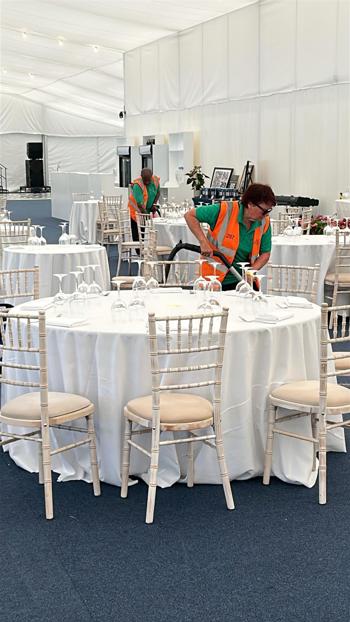 Crew Member Hoovering (4)