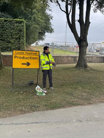 Crew Member By Production Sign