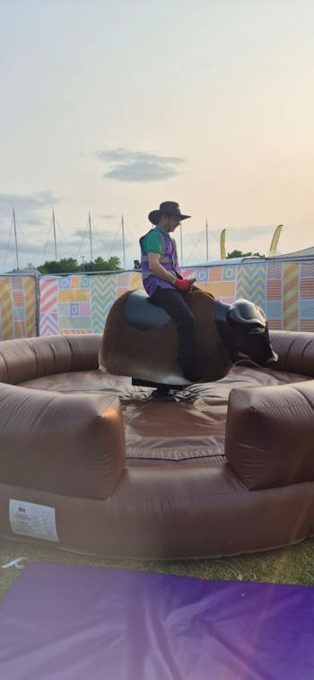 Dave Attempting The Bucking Bronco (1)
