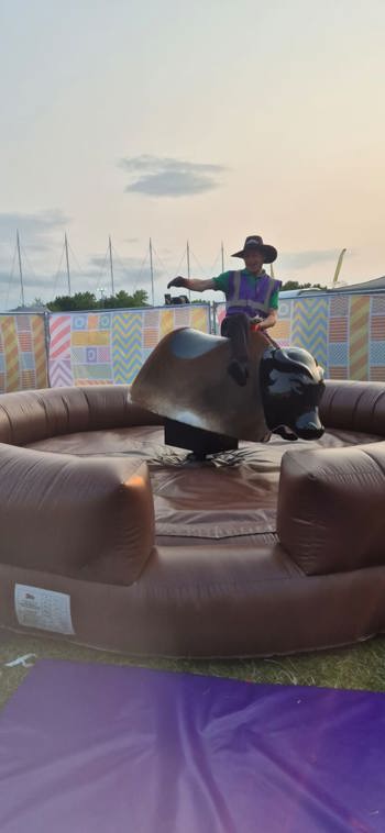 Dave Attempting The Bucking Bronco (2)