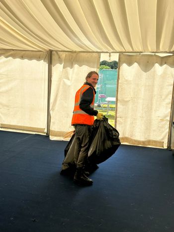 Staff With Bin Bags