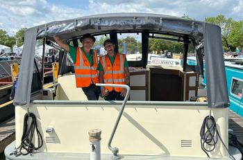John And Steve On Boat Closeup